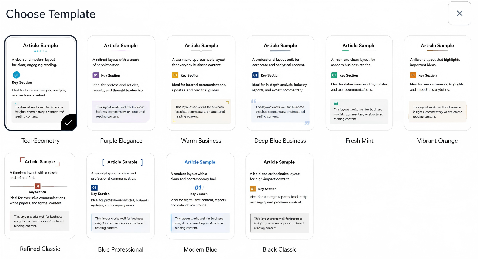 Articles